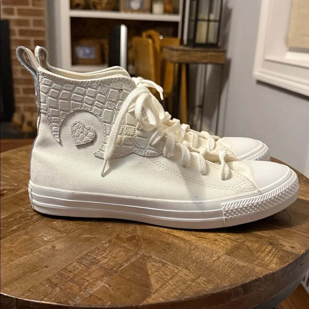 Chuck Taylor All Star High Top Western Embroidery Sneakers 9 NWOB - Picture 3 of 13